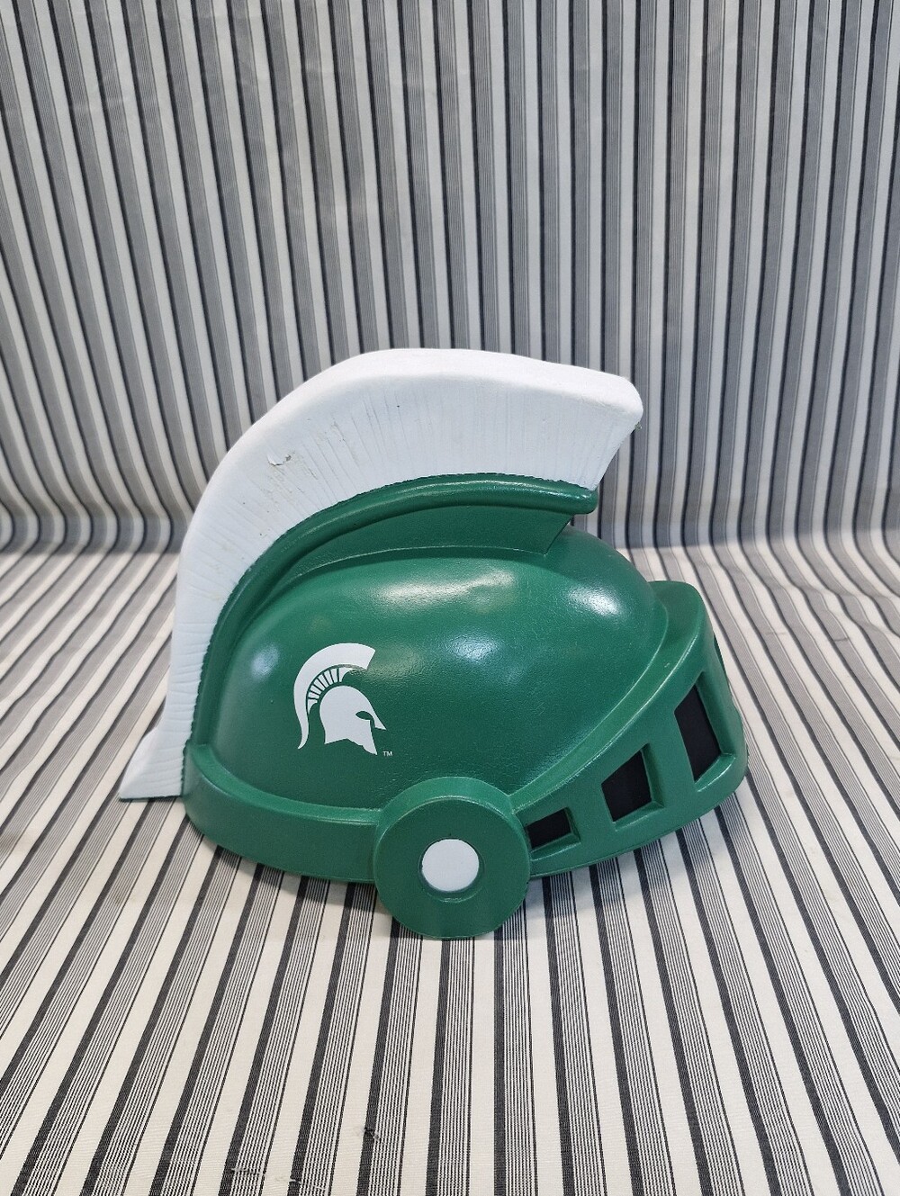 Michigan State Spartans Spartanhead Foam Helmet Hat Adult Green NCAA Fan Headwea